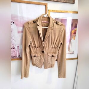 FORNARINA EUROPEAN BRAND SOFT BLAZER MEDIUM SMALL